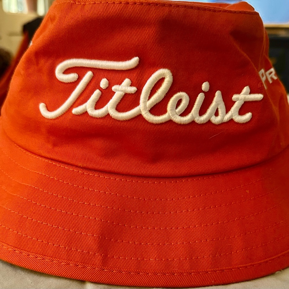 Titleist Adult Orange Bucket Hat